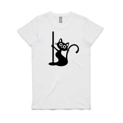Pole Dancing Kitty Women's  Tee    Thumbnail