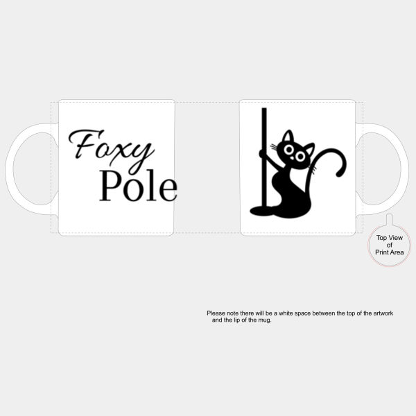 Foxy Pole Kitty Mug  Thumbnail