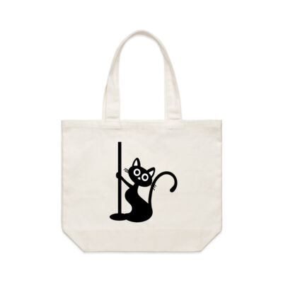 Pole Kitty Tote Bag Thumbnail